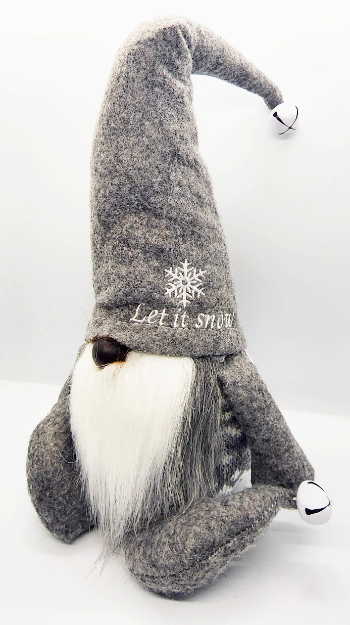 Let It Snow Gnome with Jingle Bells