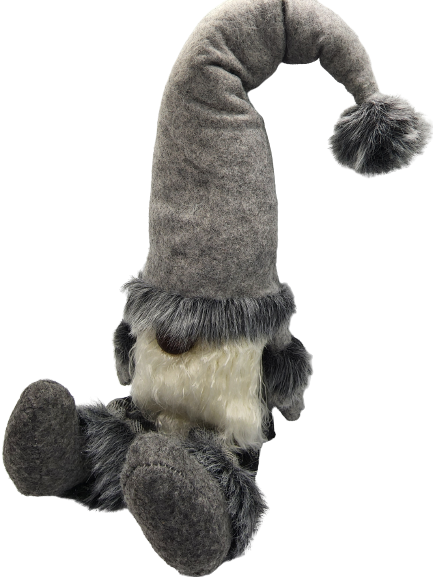 Gray Stipe Mr. Baggy Pants Gnome