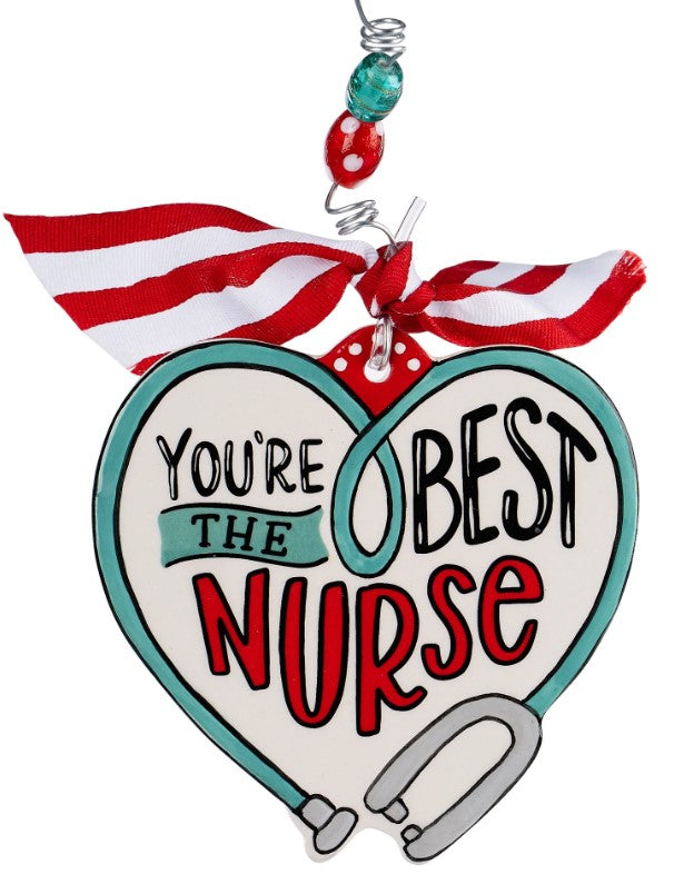 Best Nurse Heart Ornament - Glory Haus