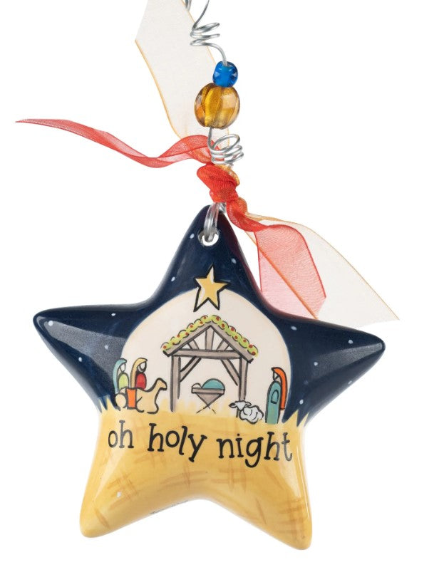 Holy Night Nativity Star Ornament - Glory Haus