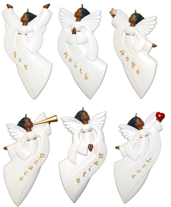 African American Angel Ornaments