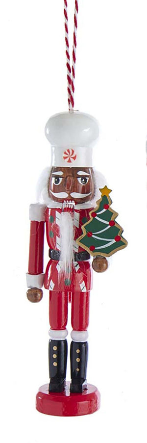 African American Chef Nutcracker Ornaments, Assortment of Two - Kurt Adler