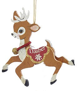 Flying Reindeer Ornaments, 8 Assorted - Kurt Adler