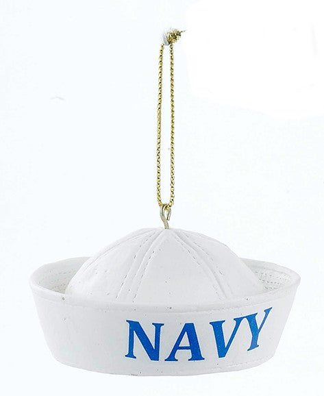 U.S. Navy™ Cap Ornaments, 3 Assorted - Kurt Adler