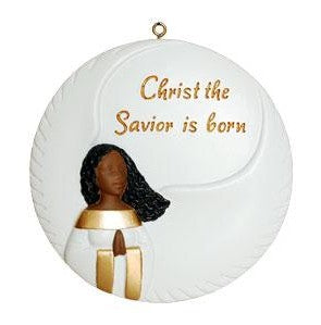African American Angel Wing Ornaments
