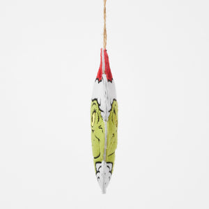 Jim Shore Grinch Naughty/Nice Felt Ornament