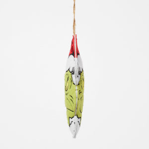 Jim Shore Grinch Naughty/Nice Felt Ornament