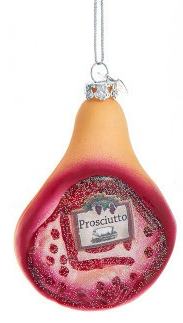 Noble Gems Glass Italian Food Ornaments, Assortment of 4 - Kurt Adler