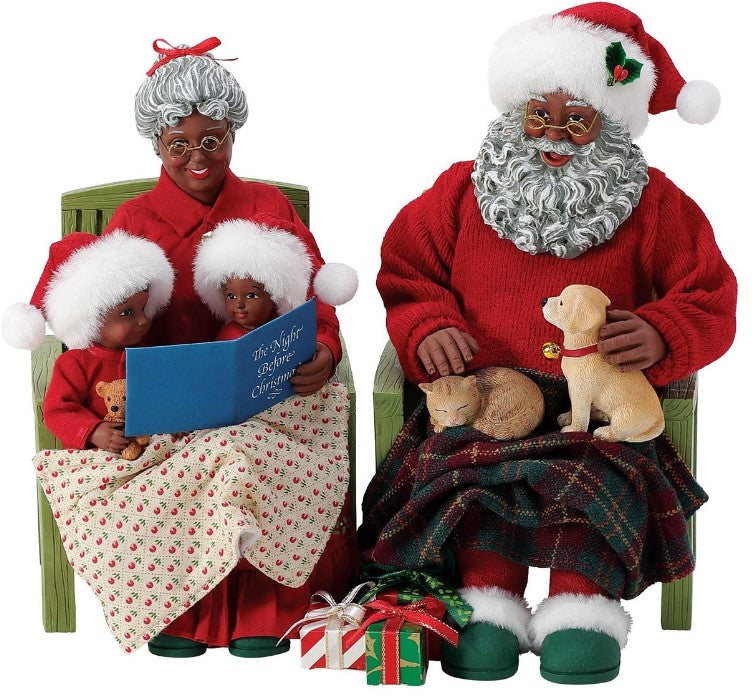 Possible Dreams Storytime Black Santa & Mrs. Clause - Blitzen's Corner