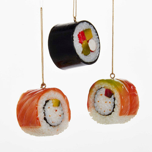 Sushi Ornaments, Set of 3 - Kurt Adler
