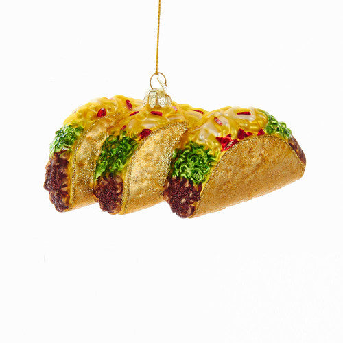 Noble Gems™ Glass Tacos Ornament - Kurt Adler