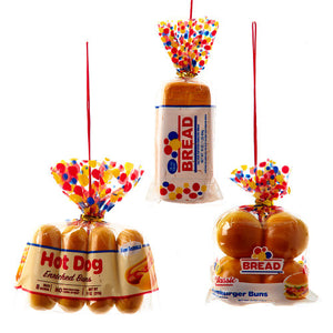 Bread In Bag Ornaments, Assortment of 3 - Kurt Adler