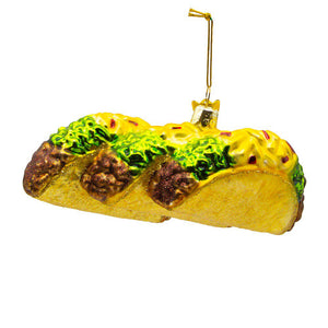 Noble Gems™ Glass Tacos Ornament - Kurt Adler