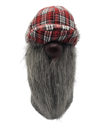 Red/Black Plaid Gnome, 2 Assorted