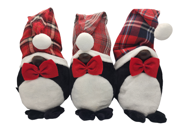 Penguin Gnome, 3 Assorted