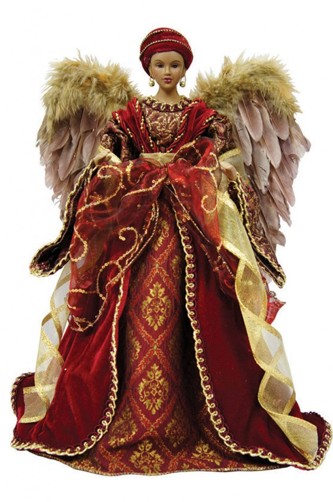 African American Diva Angel Tree Topper