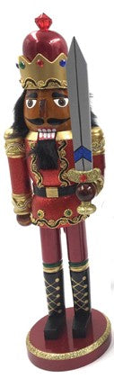 14" African American King Nutcracker - Assorted