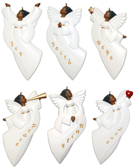 African American Angel Ornaments