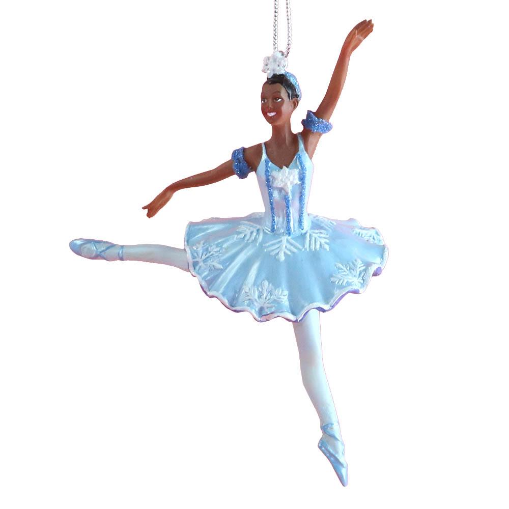 Black Ballerina Ornament