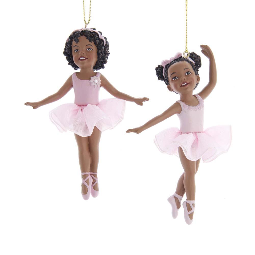 Black Ballerina Ornament