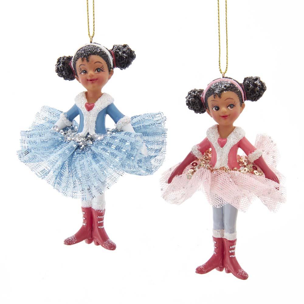 Black Ballerina Ornaments