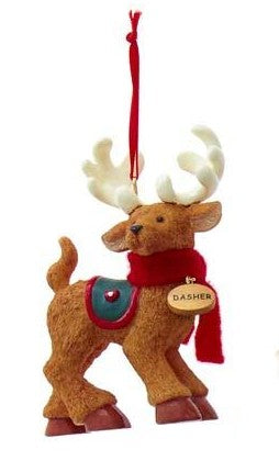 Reindeer Dust Ornament 1ct