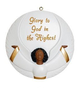 African American Angel Wing Ornaments
